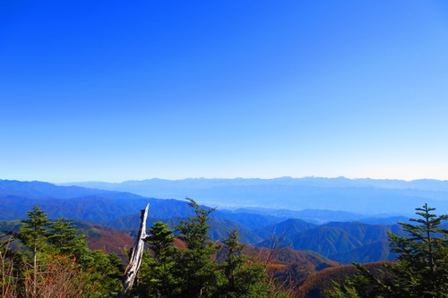 初めての中央アルプス♪　秋晴れの恵那山♪