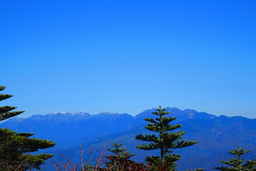 初めての中央アルプス♪　秋晴れの恵那山♪