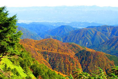 初めての中央アルプス♪　秋晴れの恵那山♪