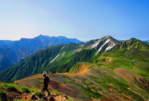 夏休み北アルプス縦走⑤　～鷲羽岳、水晶岳