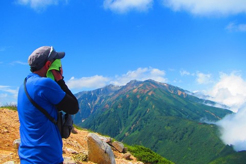 2016夏休み縦走　2日目（登って下ってスゴ乗越♪）