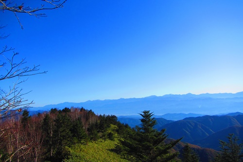 初めての中央アルプス♪　秋晴れの恵那山♪