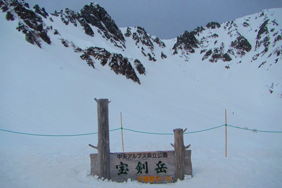 曇天の木曽駒ヶ岳を満喫♪　