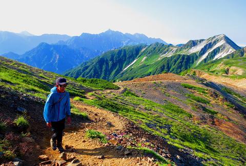 夏休み北アルプス縦走⑤　～鷲羽岳、水晶岳