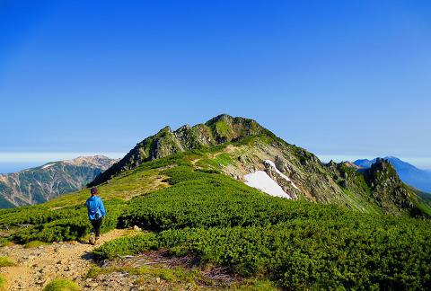 夏休み北アルプス縦走⑤　～鷲羽岳、水晶岳