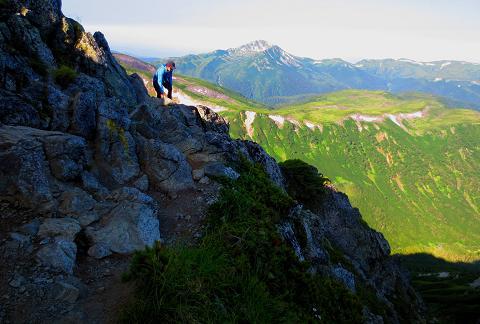 夏休み北アルプス縦走⑤　～鷲羽岳、水晶岳