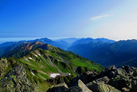 夏休み北アルプス縦走⑤　～鷲羽岳、水晶岳