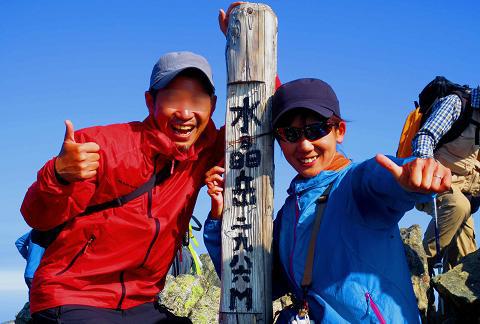 夏休み北アルプス縦走⑤　～鷲羽岳、水晶岳