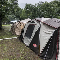 台風だったけど行ったよ！板取川温泉オートキャンプ場①