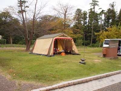 休暇村越前三国　１日目　今回は福井県観光キャンプです　
