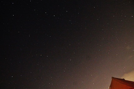 星空は見えました～