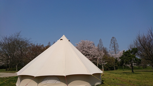 おっさんキャンぽ  3rd 設営完了♪