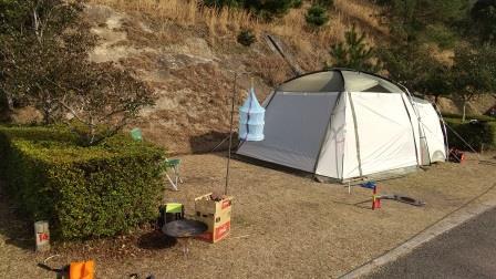 キャンプとバイクは風が天敵！！