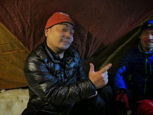 上高地で雪上キャンプ～♪　②