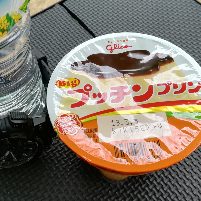 心地良い設営疲れにプッチンプリン