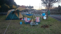 寒いけど泊まりに行きました！in大津谷公園