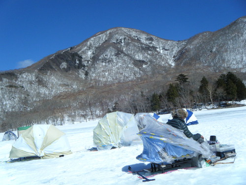 赤城大沼で延長戦
