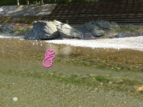 ヤマメ釣りとアユの下見 （神流川 南甘）