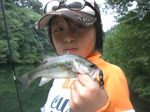 ちょこっとバス釣り　ｂｙ長男