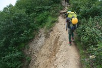 ＊　長～く感じる遠見尾根　＊　五竜岳下山編