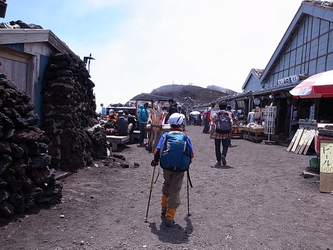 親子で富士山　(登頂・下山編）