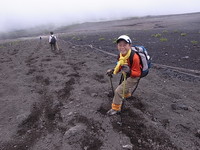 親子で富士山　(登頂・下山編）