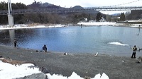 真冬の管理釣り場　^^;; 2011/02/01 23:03:40