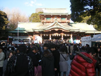 地元の初詣に富岡八幡宮～法乗院