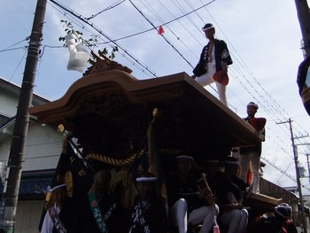 岸和田だんじり祭り 嵐を呼ぶ9連休2日目