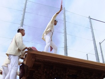 岸和田だんじり祭り 嵐を呼ぶ9連休2日目