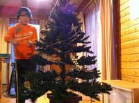 クリスマスツリーを飾ろうー 2010/12/14 04:55:55