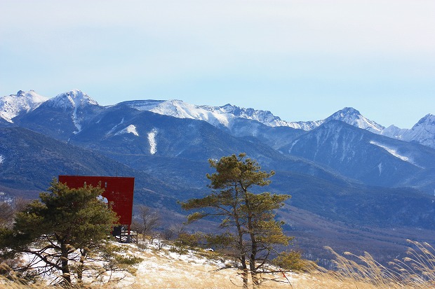 八子ヶ峰でスノーハイク