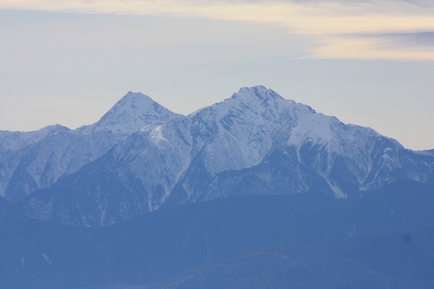 八子ヶ峰でスノーハイク