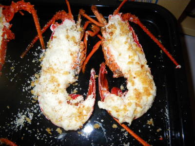 伊勢エビのグラタン