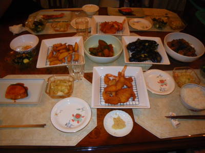 孫との食事