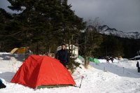 赤岳鉱泉小屋の夜