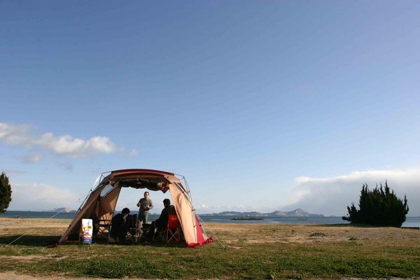 丸山県民サンビーチで焼き焼き～♪