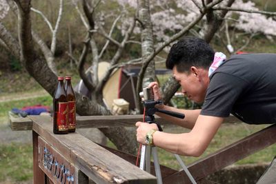 木谷山　二日酔いの朝・・・。