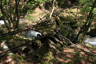 由良川源流紀行・・・トロッコ軌道敷跡を歩く！