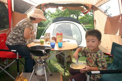 遅い夏休み in 四国　撤収そして次のキャンプ場へ～。