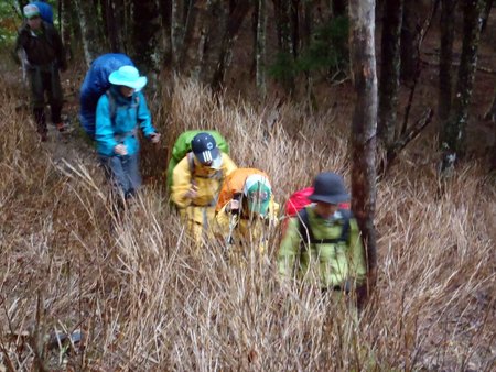 秋の縦走　三嶺～剣山　三嶺ヒュッテを目指して！