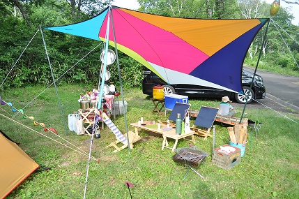妙高笹ヶ峰キャンプ場　　（盆キャン１日目）