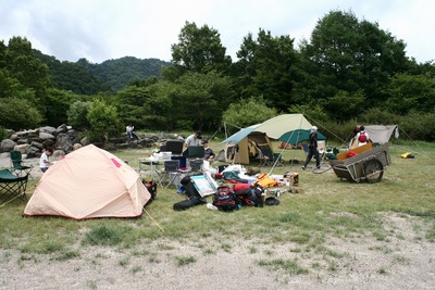 中禅寺湖　菖蒲ヶ浜キャンプ場　１