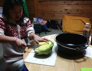 春休みキャンプ１　清和県民の森