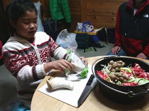 春休みキャンプ１　清和県民の森