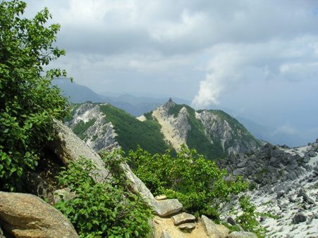 鳳凰山 薬師＆観音岳(単独日帰り)　07/07/28