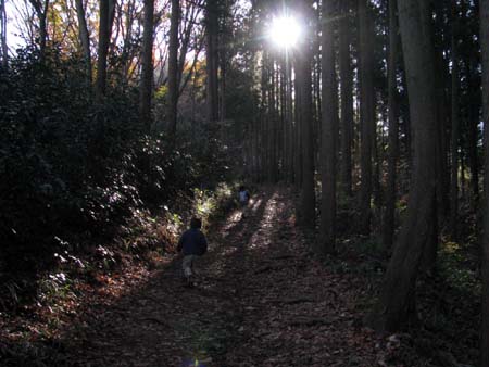 写真渡しに、長男＆次男と小仏城山＆景信山　10/12/05