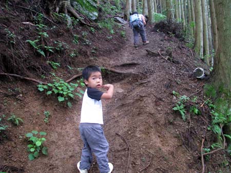 長男＆次男と伊豆ヶ岳　10/08/14