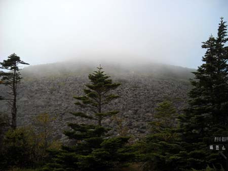 編笠山、権現岳(単独日帰り)　09/09/13