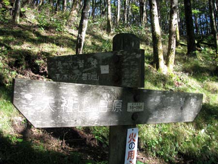 天祖山、長沢山、雲取山(単独日帰り)　10/10/11